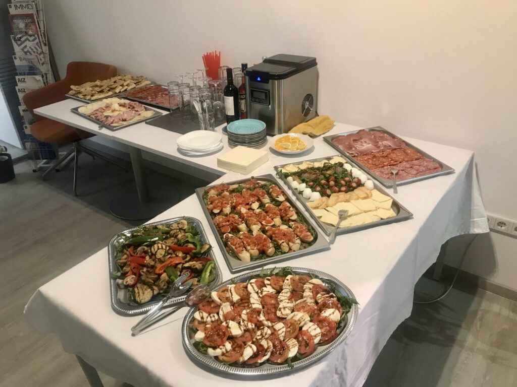 Leckeres Buffet von Pizzeria da Maria